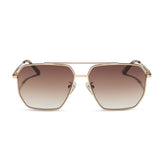 BERKELY XS - GOLD + BROWN GRADIENT + POLARIZED SUNGLASSES
