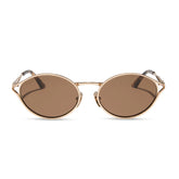 LIMONCELLO - GOLD + BROWN SUNGLASSES