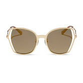 DONNA III - GOLD + GOLD MIRROR + POLARIZED SUNGLASSES