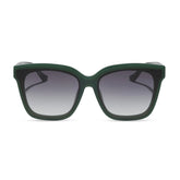 MEREDITH II - FAIRWAY GREEN + GREY GRADIENT SUNGLASSES