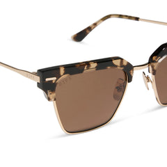 CAPRI - ESPRESSO TORTOISE + BROWN SUNGLASSES