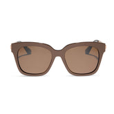 BELLA - MOSCOW MULE + BROWN W/ GOLD FLASH SUNGLASSES