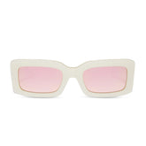 INDY - OPALINE + TAUPE MIRROR SUNGLASSES