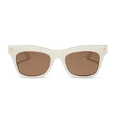 BRADLEY - OPALINE + BROWN SUNGLASSES