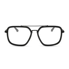 JORDAN - MATTE BLACK + BLACK TEMPLE TIPS + GLASSES