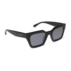 SOLANA - BLACK + GREY + POLARIZED SUNGLASSES