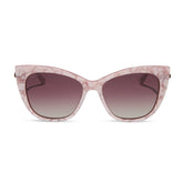 UMBRIDGE™ - PINK MOTHER OF PEARL + WINE GRADIENT HEX SUNGLASSES