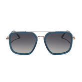 JORDAN - CLUBHOUSE BLUE + GOLD + GREY GRADIENT + POLARIZED SUNGLASSES