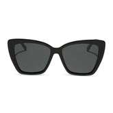 BECKY II - BLACK + DARK SMOKE POLARIZED SUNGLASSES