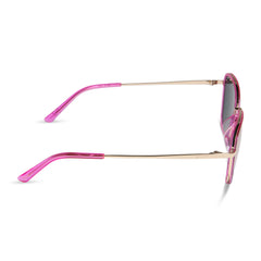 HOPE - HOT PINK + HOT PINK MIRROR SUNGLASSES