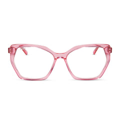 MAISIE - CANDY PINK CRYSTAL + GLASSES