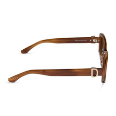 DAPHNE - TAWNY TORTOISE + BROWN + POLARIZED SUNGLASSES