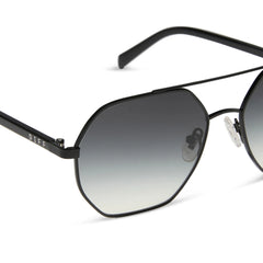 JOELLE - BLACK + GREY GRADIENT + POLARIZED SUNGLASSES
