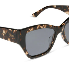 VIVIENNE - ESPRESSO TORTOISE + GREY + POLARIZED SUNGLASSES