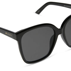 HAZEL - BLACK + GREY SUNGLASSES
