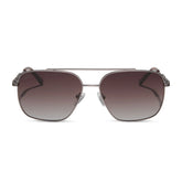 HAN SOLO™ 2.0 - BRUSHED DARK BLASTER GREY METAL + BROWN GRADIENT + POLARIZED SUNGLASSES