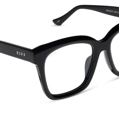MEREDITH - BLACK + GLASSES