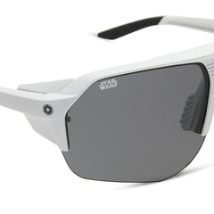 STORMTROOPER SPORT - GALACTIC WHITE + CATEGORY 3 POLARIZED DARK GREY SUNGLASSES