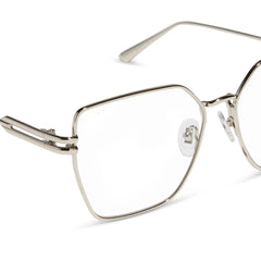 BONNIE - SILVER + GLASSES