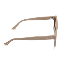 NASH - ALMOND + BROWN SUNGLASSES