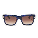 PRINCE FIYERO - MIDNIGHT BLUE TORTOISE + WARM BROWN SUNGLASSES