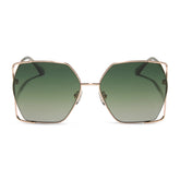 DONNA IV - BRUSHED CHAMPAGNE + COOL MATCHA GRADIENT + POLARIZED SUNGLASSES