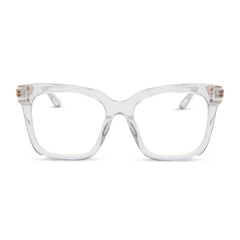 BELLA - CLEAR CRYSTAL + GOLD + GLASSES