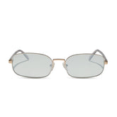 TRINITY - SILVER + GOLD + LIGHT GREY CRYSTAL TEMPLES + SILVER SUNGLASSES