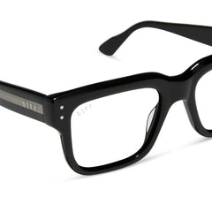 CASH - BLACK + GLASSES
