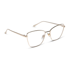 CONNIE - GOLD + GLASSES