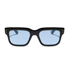 CASH - BLACK + LIGHT BLUE TINT SUNGLASSES