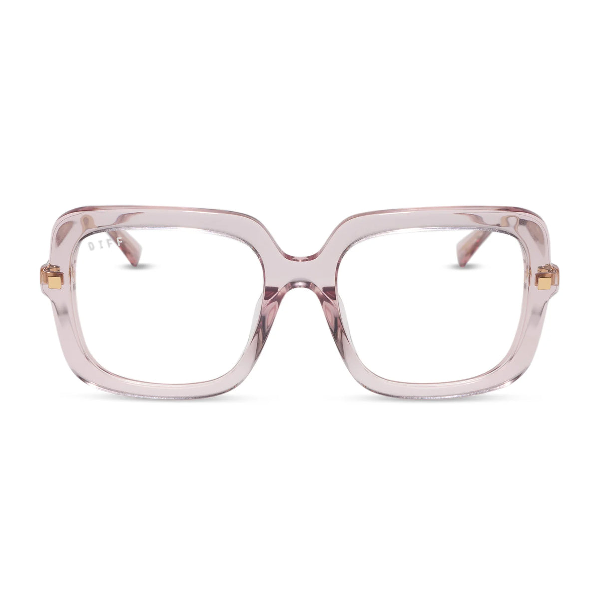 SANDRA - LIGHT PINK CRYSTAL + GLASSES