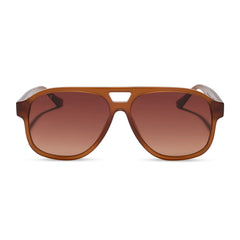 NASH - MILK CARAMEL + BROWN GRADIENT SUNGLASSES