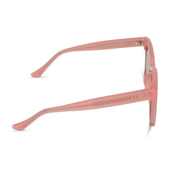 MEREDITH - PEACH + BROWN GRADIENT + POLARIZED SUNGLASSES