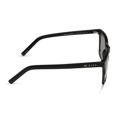 BOBBY - MATTE BLACK + GREY MIRROR SUNGLASSES