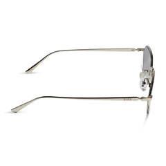 KENNEDY - SILVER + GREY GRADIENT + POLARIZED SUNGLASSES