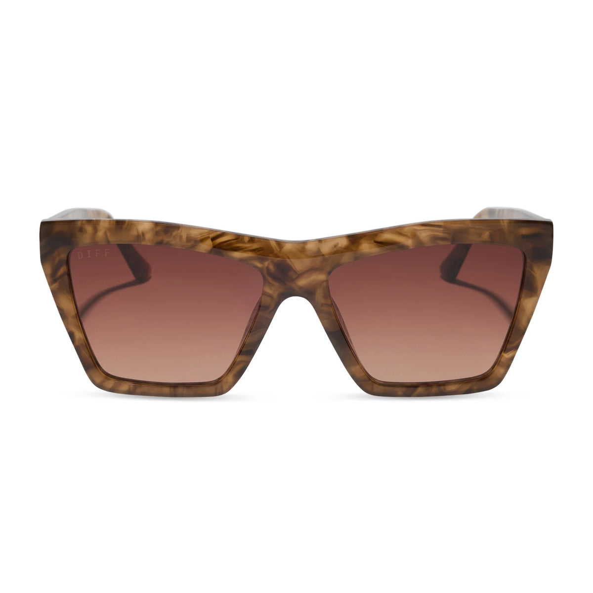 VIVI - BLACK WALNUT TORTOISE + BROWN GRADIENT SUNGLASSES