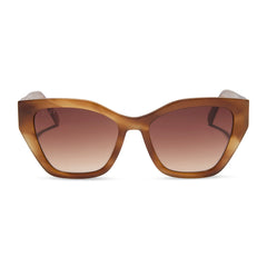 EVIE - TAWNY TORTOISE + BROWN GRADIENT SUNGLASSES
