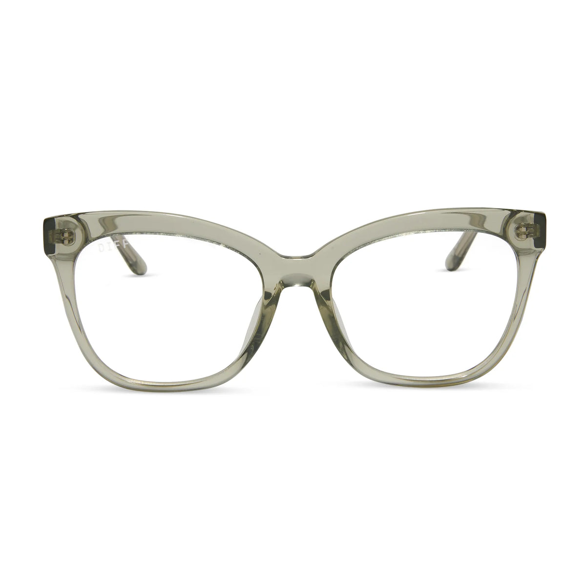 WINSTON - OLIVE CRYSTAL + GLASSES