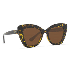 MELODY - DARK TORTOISE + BROWN SUNGLASSES