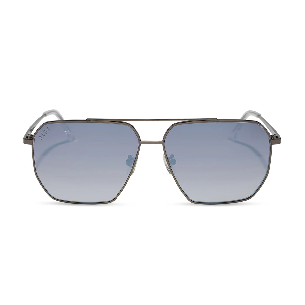 BERKELY - GUNMETAL + SLATE GRADIENT FLASH + POLARIZED SUNGLASSES