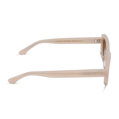DAPHNE II - MILKY BLUSH + BROWN + POLARIZED SUNGLASSES