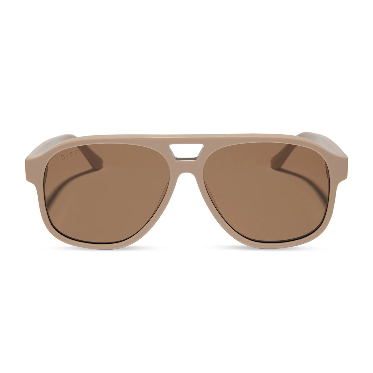 NASH - ALMOND + BROWN SUNGLASSES