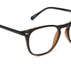 GRIFFIN - BLACK TORTOISE + BLUE LIGHT READERS