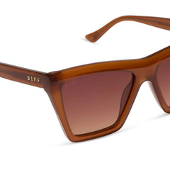 VIVI - MILK CARAMEL + BROWN GRADIENT SUNGLASSES
