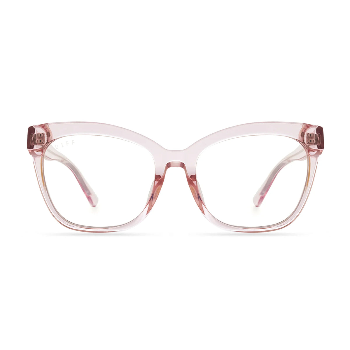 WINSTON - LIGHT PINK CRYSTAL + BLUE LIGHT TECHNOLOGY GLASSES