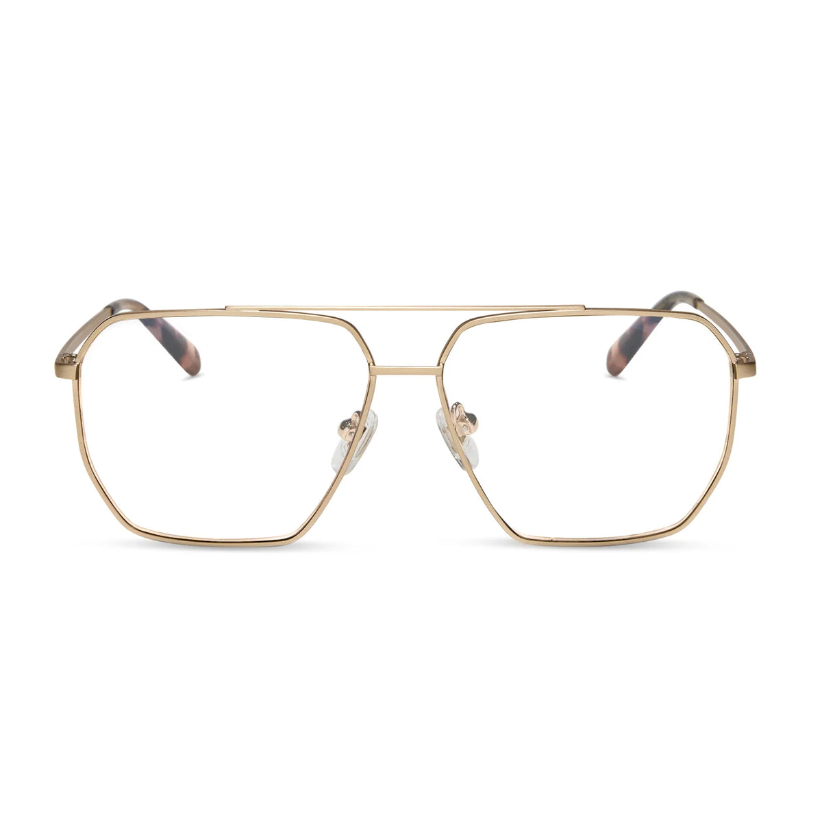 BERKELY - BRUSHED GOLD + GLASSES