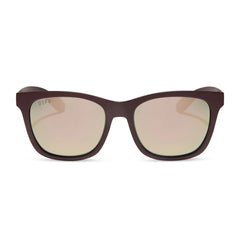 STORM - MATTE RUGBY RED + TAUPE MIRROR + POLARIZED SUNGLASSES