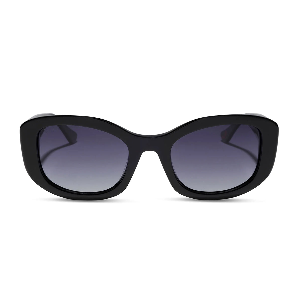 MIRANDA - BLACK + GREY GRADIENT + POLARIZED SUNGLASSES