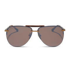 TAHOE - SEQUOIA TORTOISE + BROWN GOLD FLASH SUNGLASSES